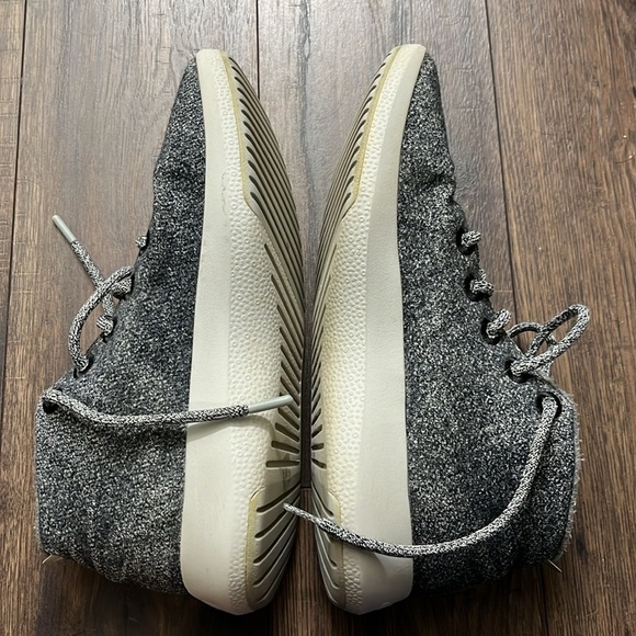 Allbirds Men’s Runner Up Mizzle Wool High Top Gray Sneakers Size 11 - Picture 3 of 7